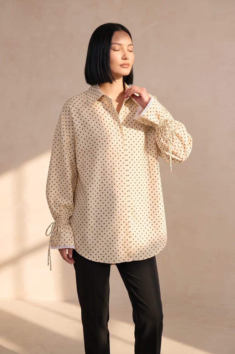 Lace Oversized Shirt