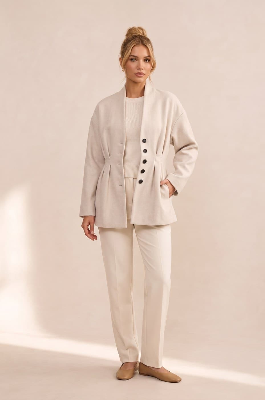 Fitted Blazer Coat