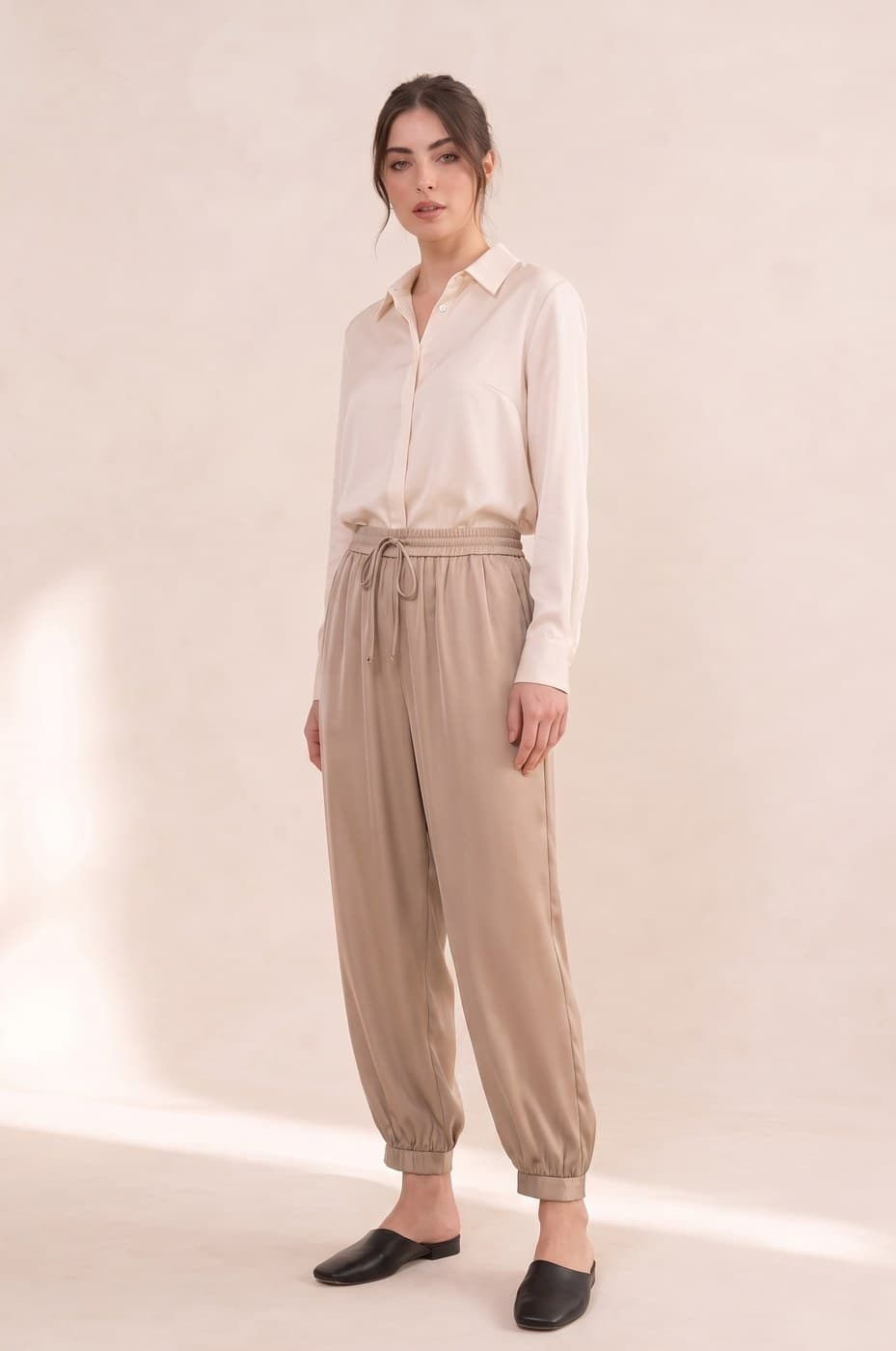 Draped Harem Trousers